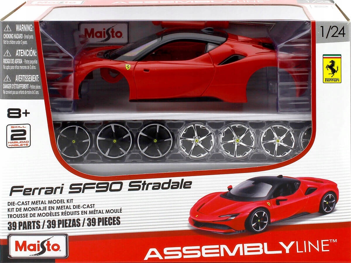 Maisto Ferrari SF90 Stradale – Yellow | 1:64 Scale Die-Cast Model - View #9