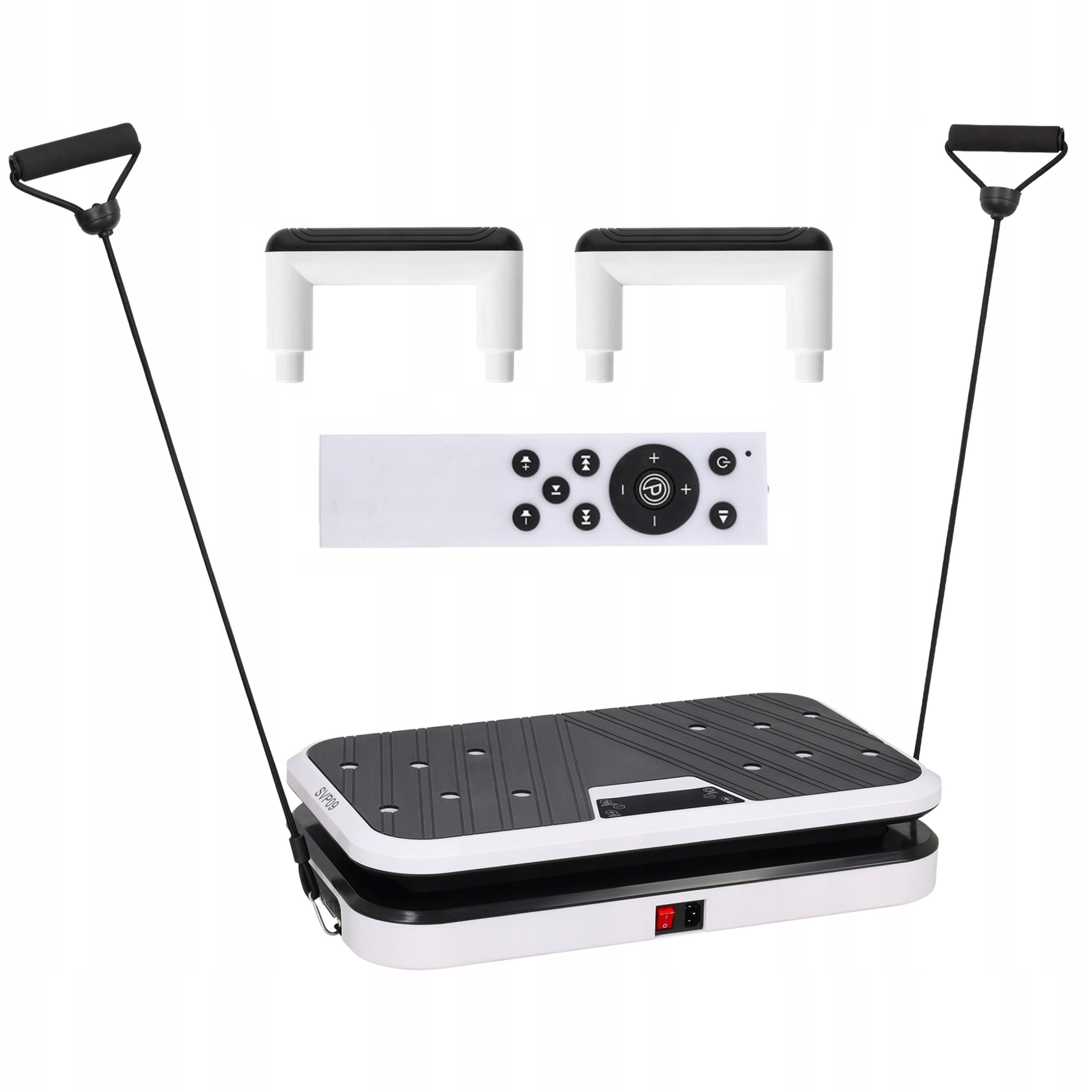 Vibrační plošinová podložka pro cvičení Držáky pumpiček pro hubnutí Gumy Hms