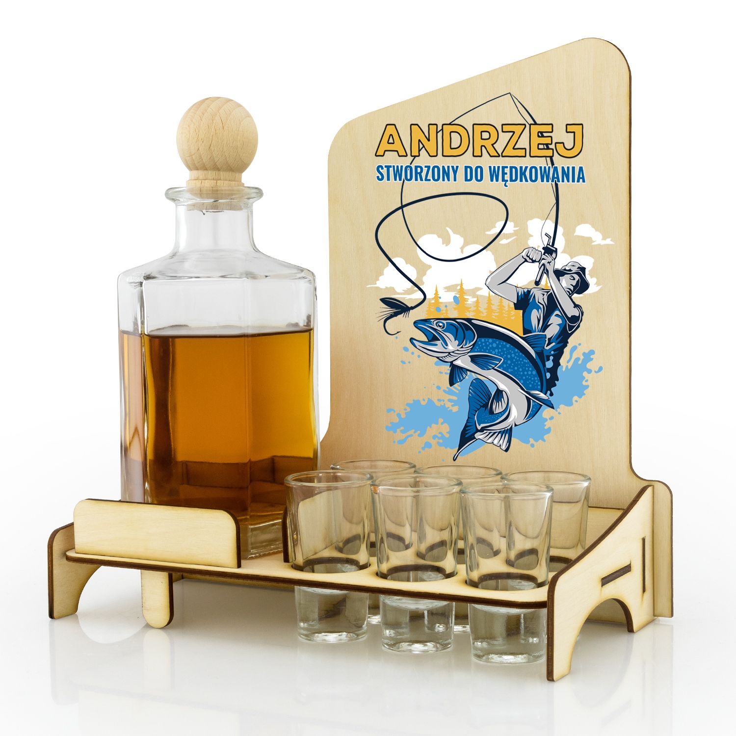 

Karafka barek kieliszki na Urodziny 40 50