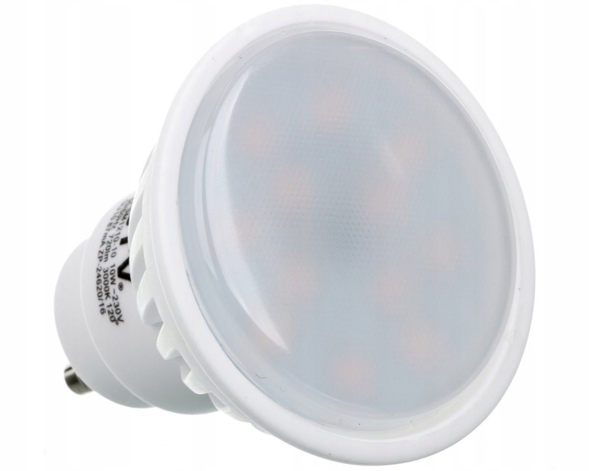 

Żarówka Led GU10 10W 720lm 3000K