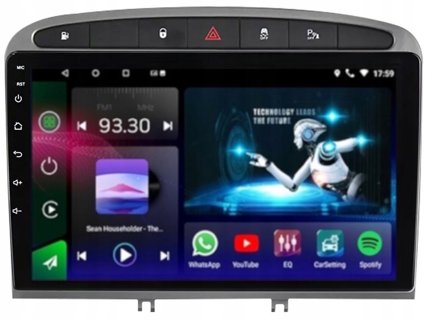 RADIO GPS ANDROID PEUGEOT 308 408 USB WIFI BT 16GB