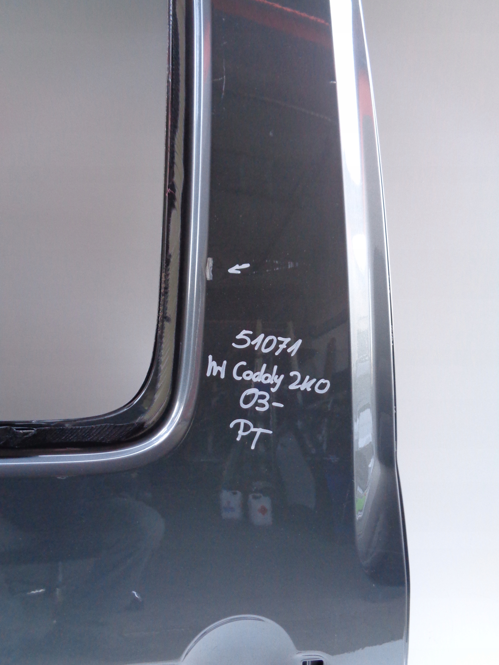 door right rear. sliding VW CADDY 2K 2K0 03- LONG NR 51071