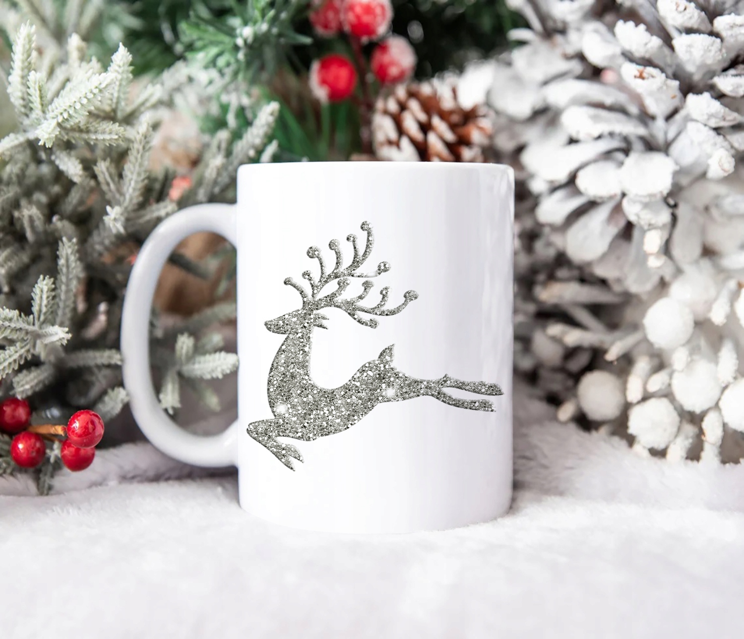 SUPER ŚWIĄTECZNY KUBEK PREZENT 330ml RENIFER Rodzaj kubek