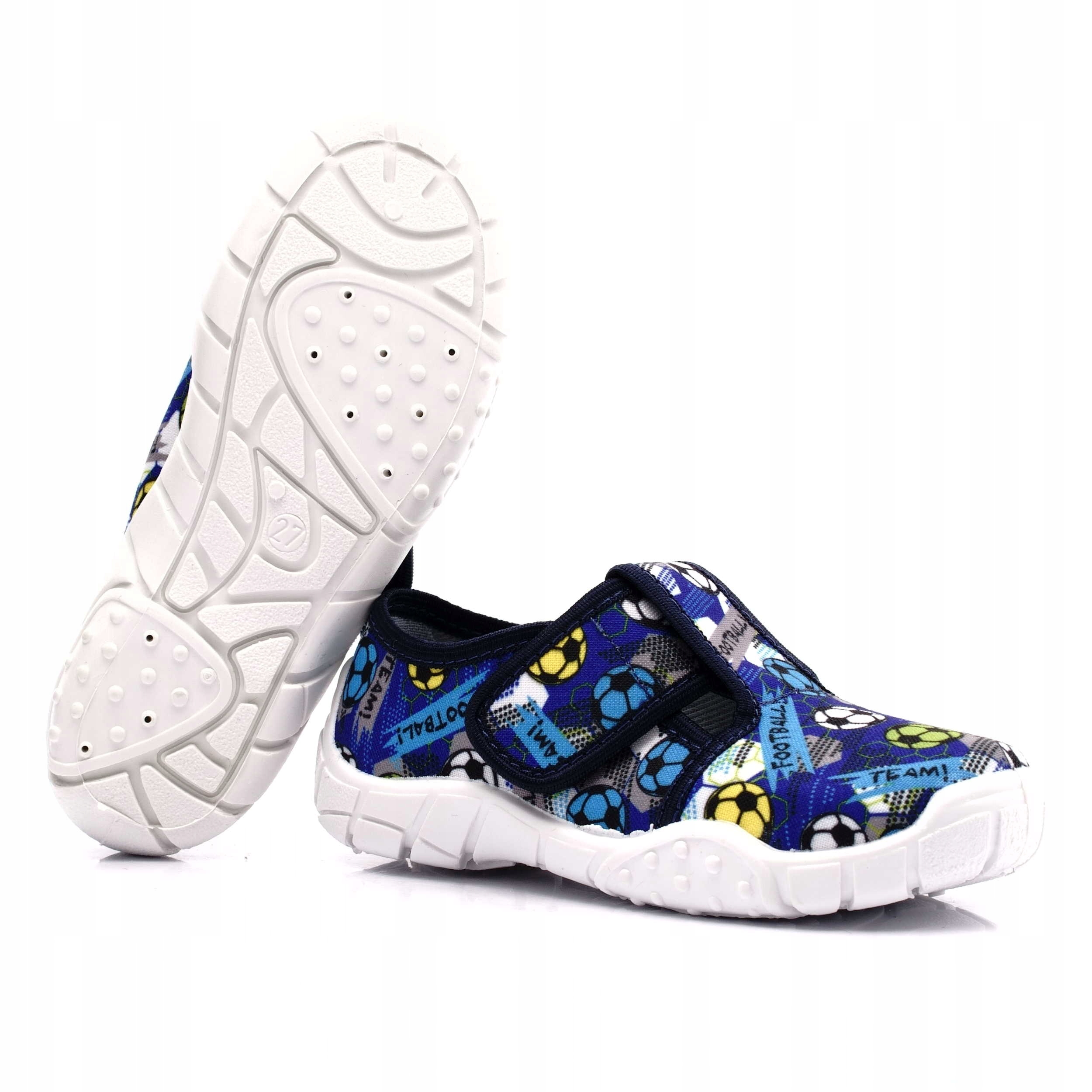 RAWEKS POLSKIE KAPCIE PANTOFLE PIŁKI 35 Płeć chłopcy