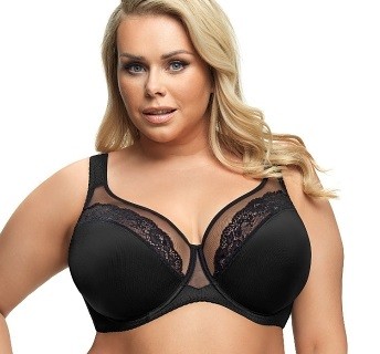 Biustonosz Soft Gorsenia K 441 Luisse czarny 95F