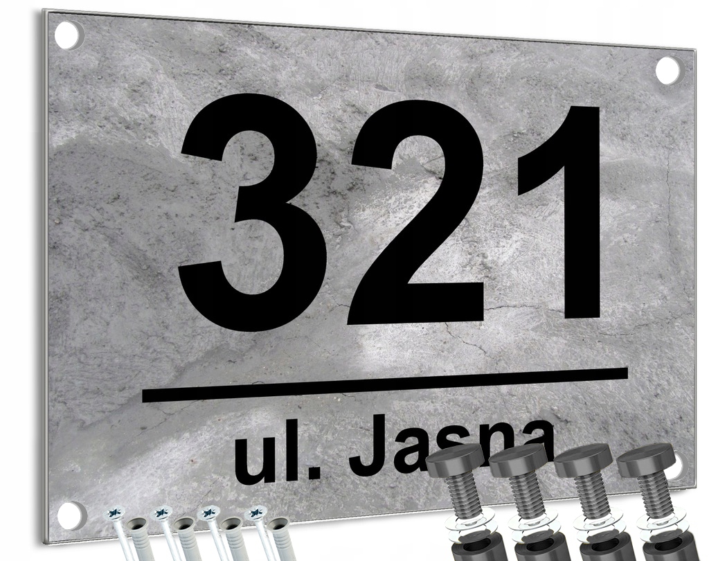 

Tabliczka Adresowa Numer Domu 32x21 Adres Dystanse