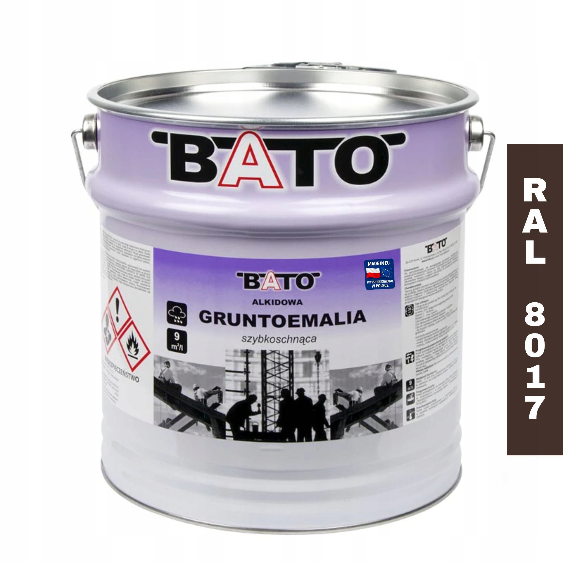 Barva na kov barva na rez Hnědá Ral 8017 10L Bato