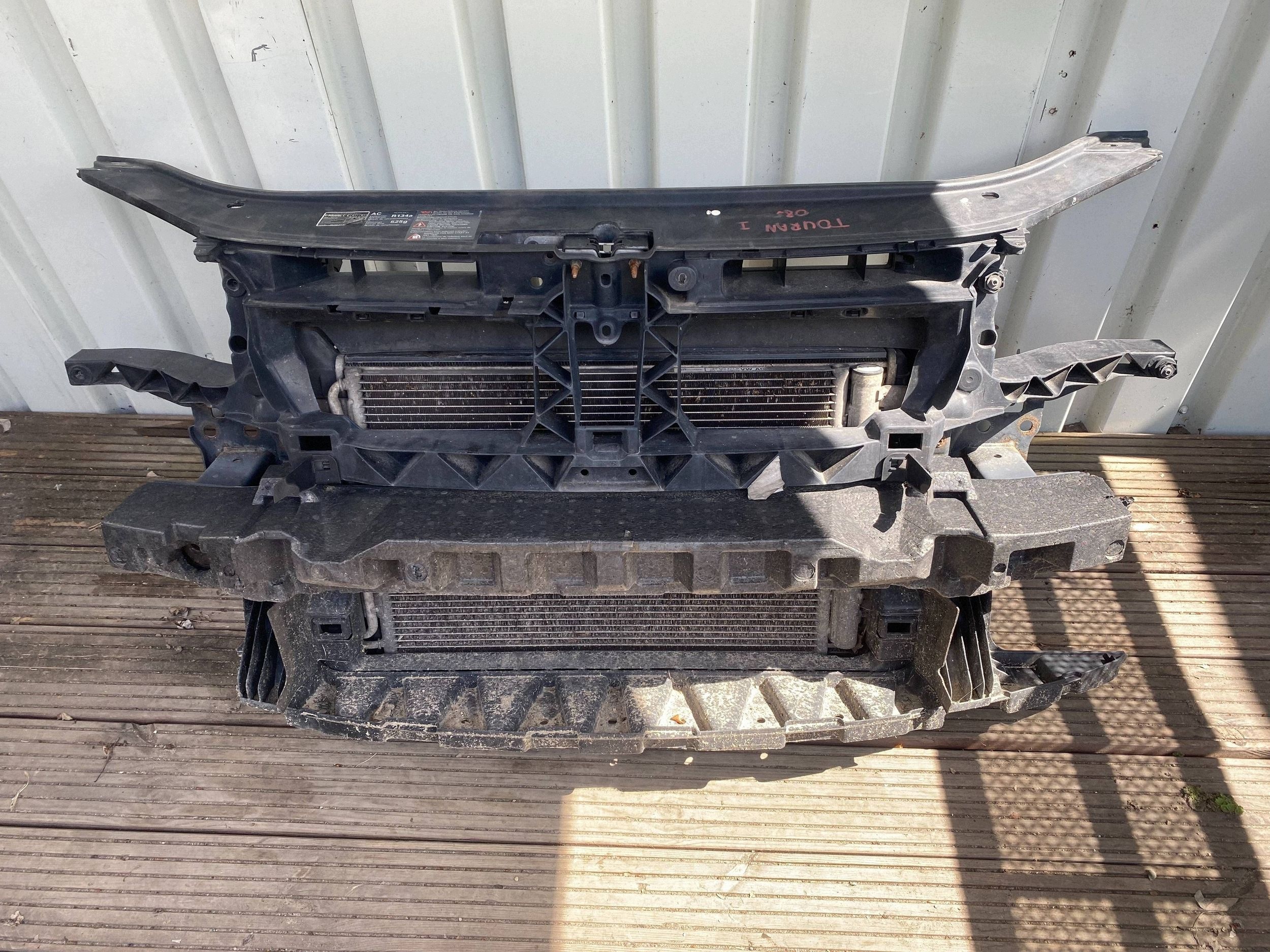 VW TOURAN and LIFT complete support panel for radiators sider pillar radiator