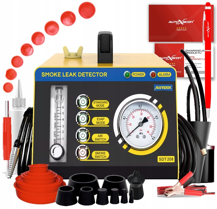 Profesjonalny TESTER SZCZELNOŚCI AUTOOL SDT 208