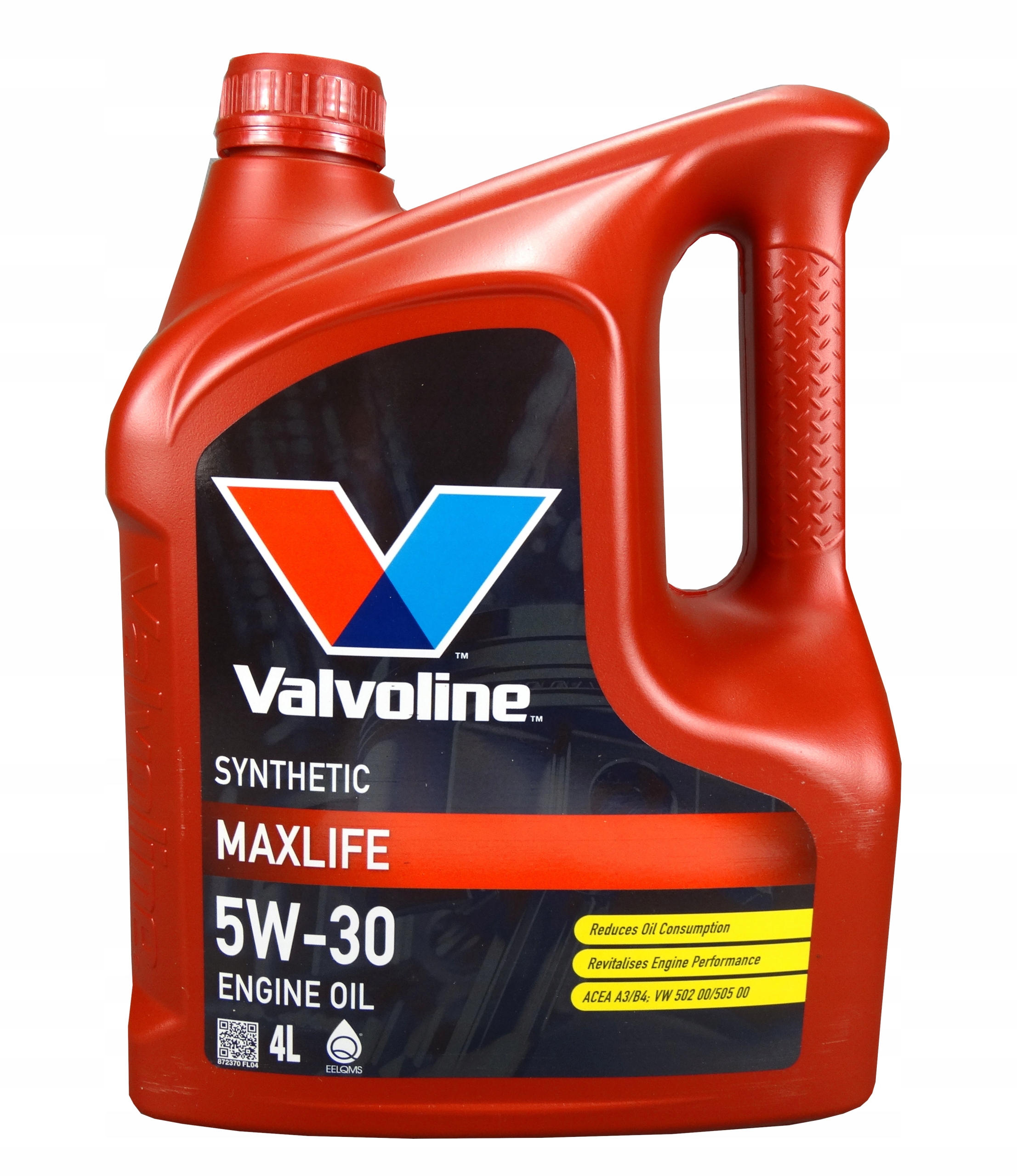 Olej Silnikowy Valvoline Maxlife Synthetic 5W30 A3/B4 Syntetyczny 4L
