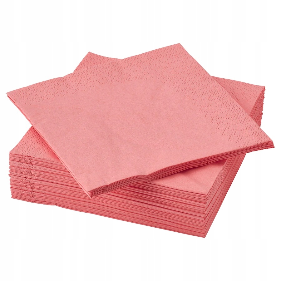 

Ikea Fantastisk Serwetki 33x33cm Jasnoróżowy 50szt