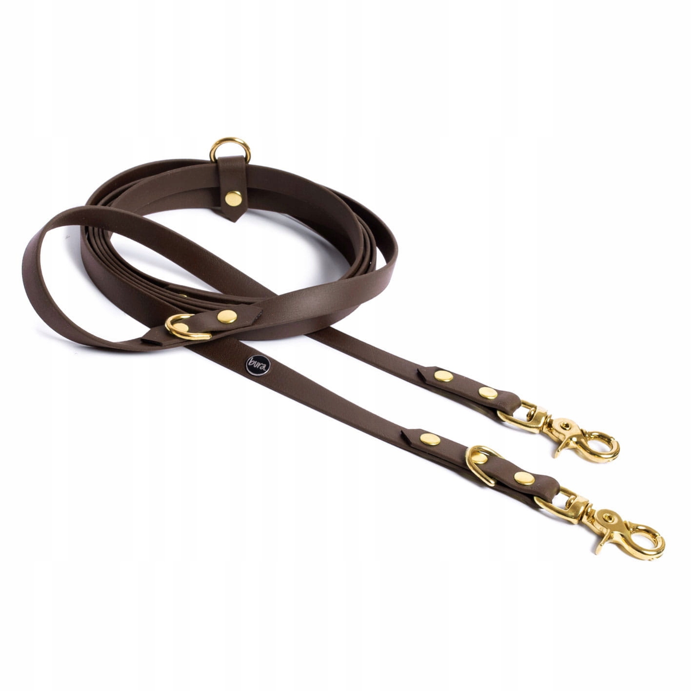 Levně Vodítko přepínací Bura BioThane 3m/16mm Tmavě Hnědá M-L voděodolná