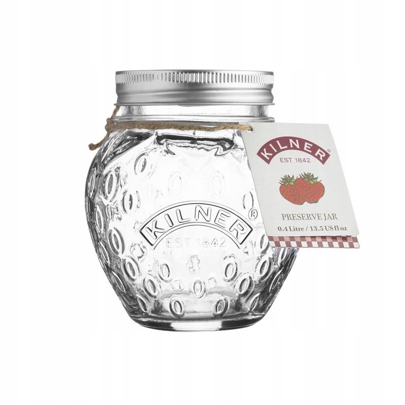 

Kilner Słoik 400 ml Strawberry Fruit przetwory