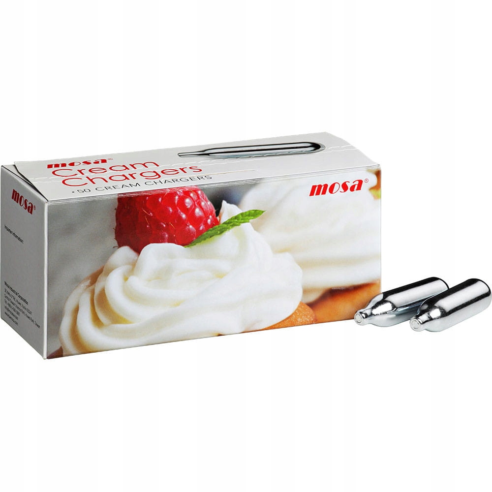 

Naboje do syfonu bitej śmietany Mosa 50 sztuk N20