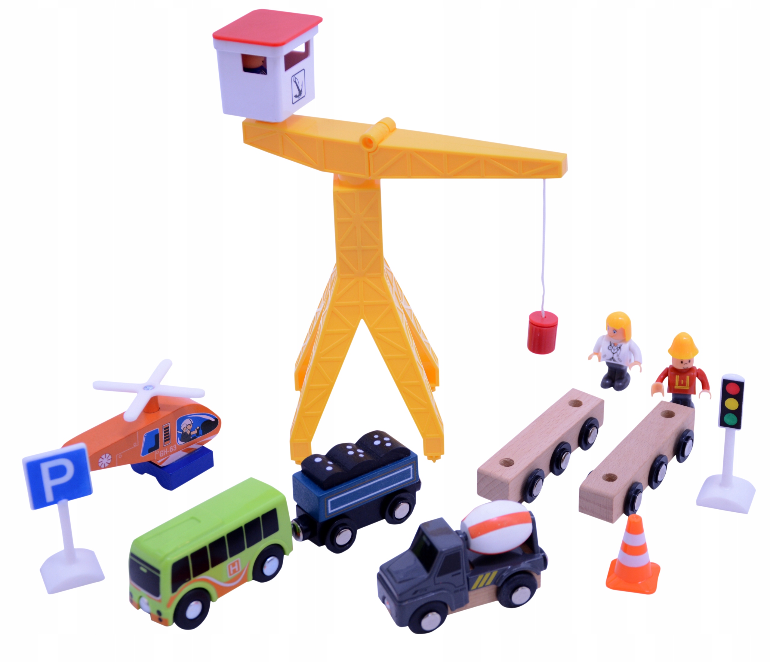 Ogromna Drewniana Kolejka Bartek 80 Elementów Certyfikaty, opinie, atesty CE EN 71