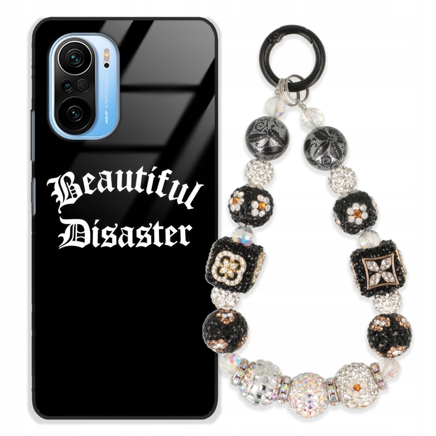 Etui Pre Xiaomi Mi 11i Glass Kľúčenka Elegantné Premium Puzdro Vzory