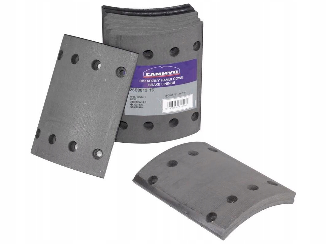 OKŁADZINA HAMULCA 302*200 BPW JUMBO C/8