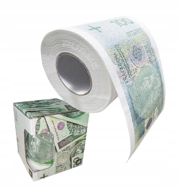 

Papier toaletowy 100 zł XL urodziny ślub