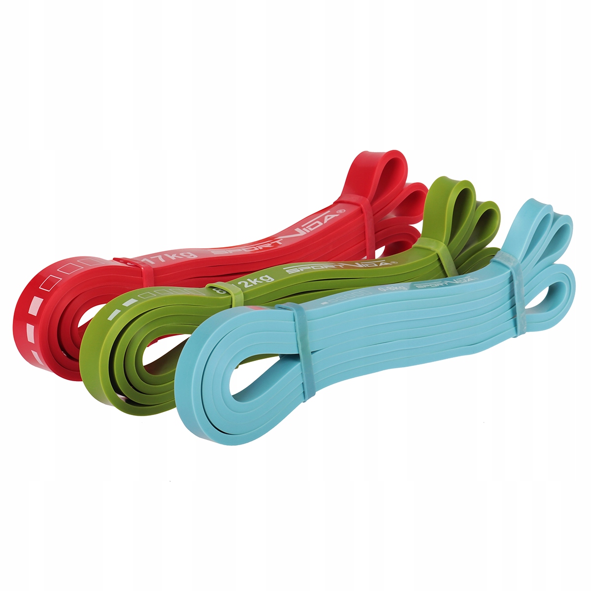 ZESTAW 3 GUM DO ĆWICZEŃ GUMY OPOROWE POWERBAND Długość 208 cm