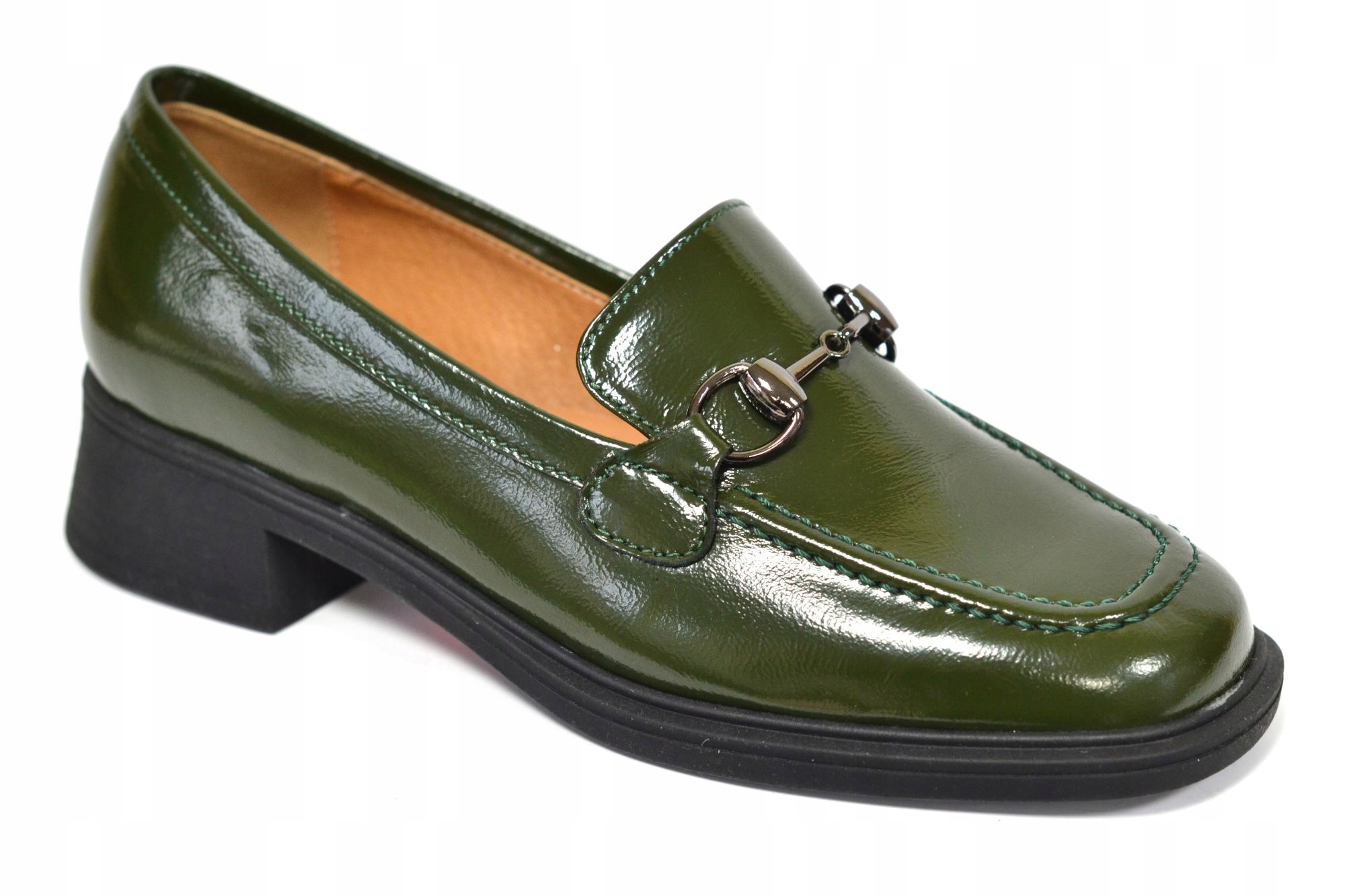 Korzeniowski 3504 Polobotky Khaki Naplak VEL.39