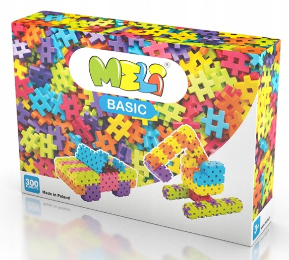 

Klocki Meli Basic 300 elementów Kreatywne 3+