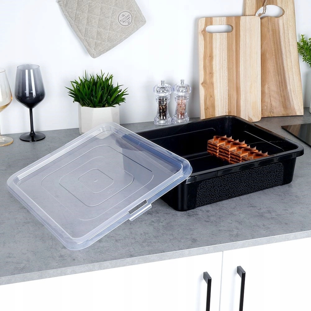 DUŻY POJEMNIK NA CIASTO Z POKRYWĄ 40X33X10 259248 EAN (GTIN) 5904316456740