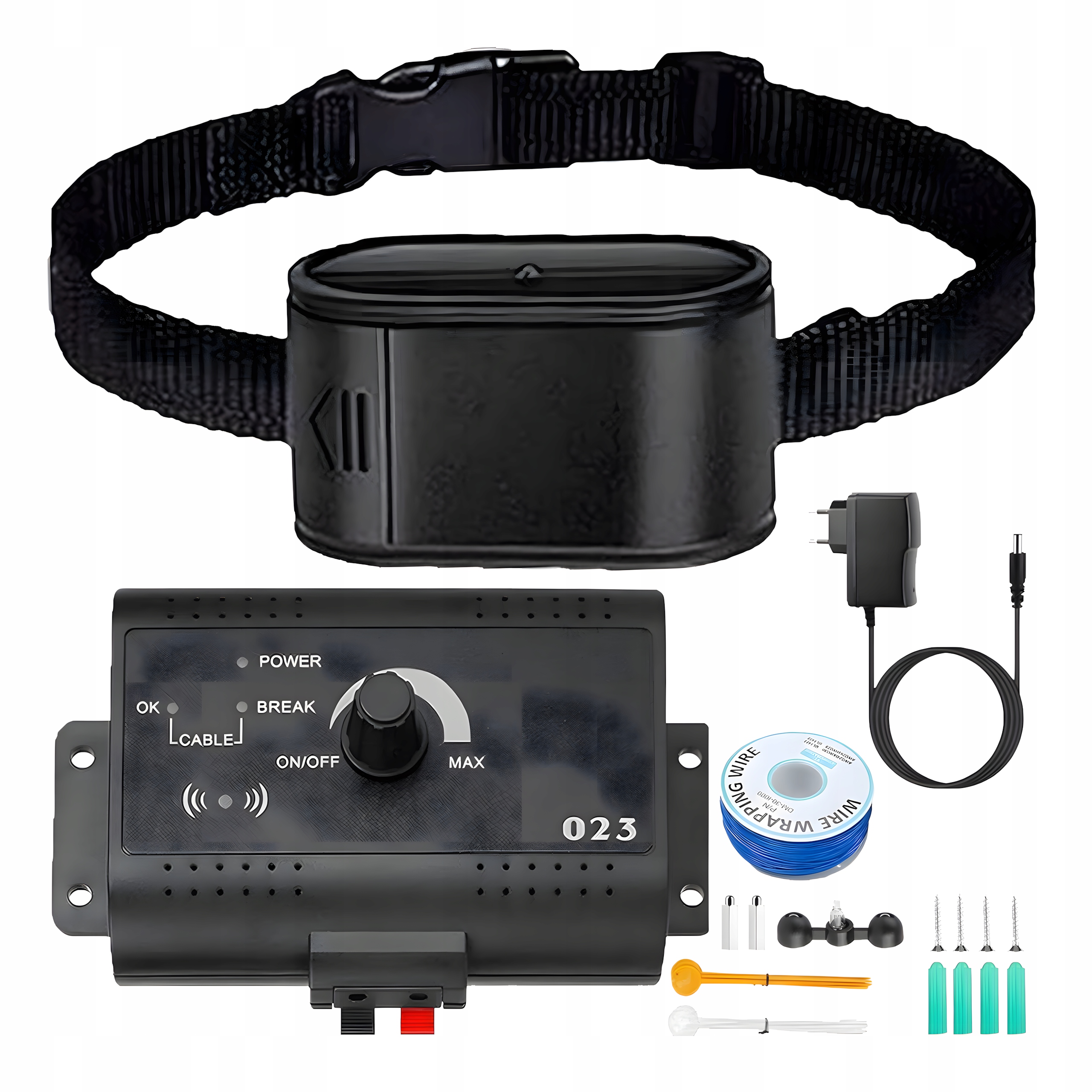 Levně Sada Oplocení Kotec Pastuch Elektrická pojistka pro psa Obojek