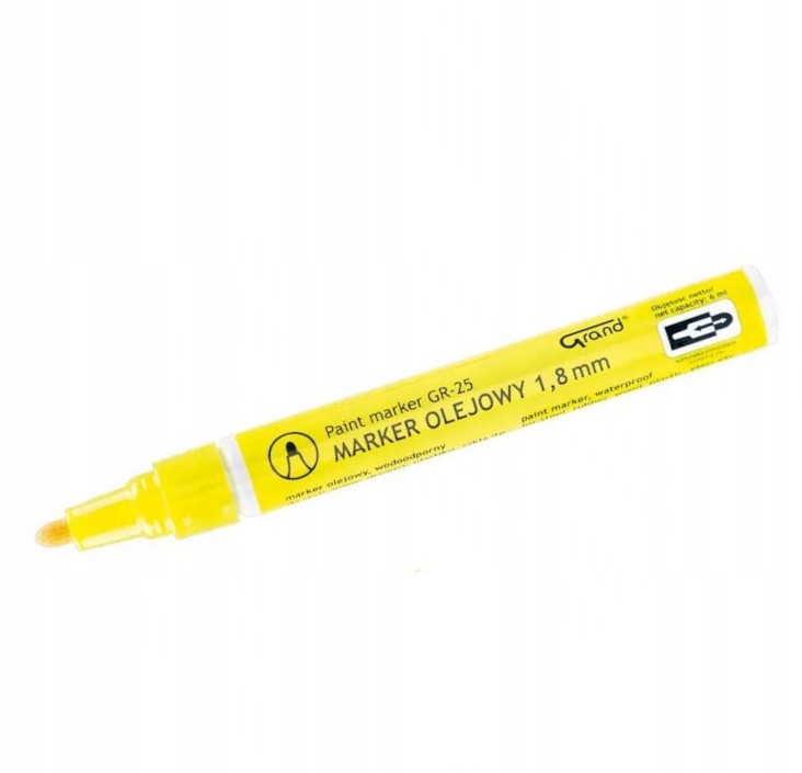 

Marker Olejowy Żółty Grand GR-25 Wodoodporny