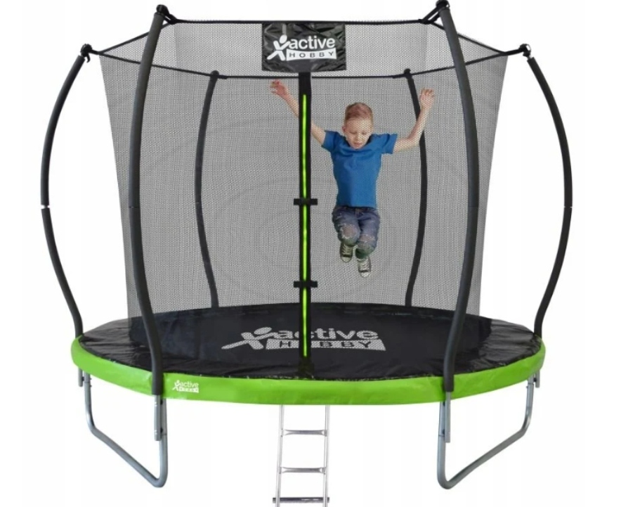 Trampolina dziecięca 252 cm z siatką Active Hobby