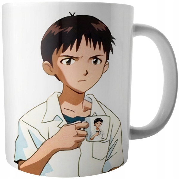 

Kubek Shinji Z Kubkiem Neon Genesis Evangelion Nge
