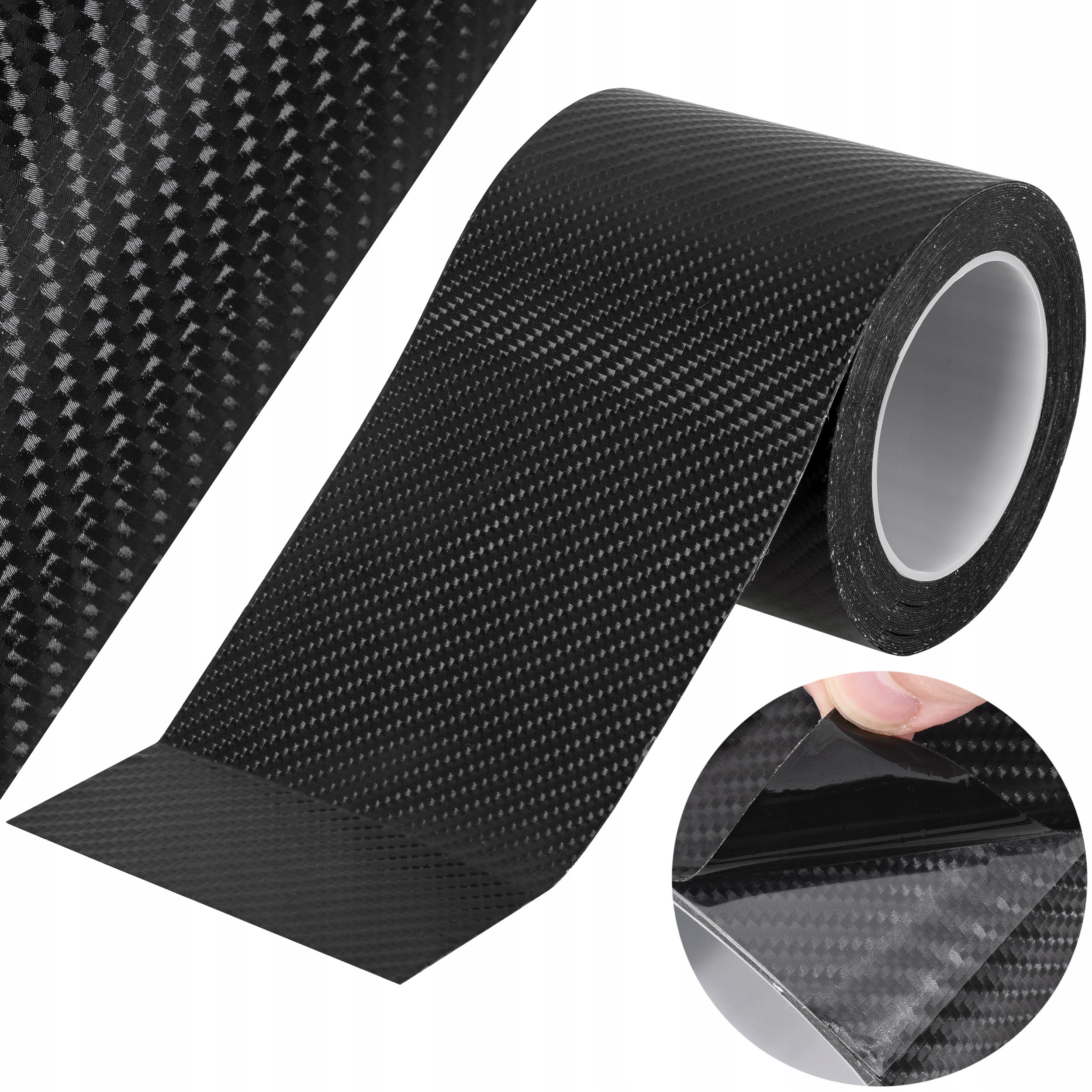 Ochranná Páska Fólie Carbon 5D Silná Na Prahy Sloupky Samolepicí 10CM 10M