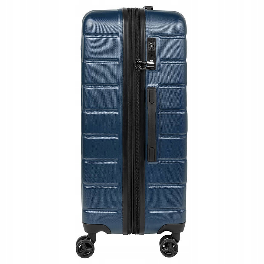 BLACK HORSE ZESTAW 2 WALIZEK DUŻA + MAŁA KABINOWA NA 4 KÓŁKACH Materiał dominujący ABS