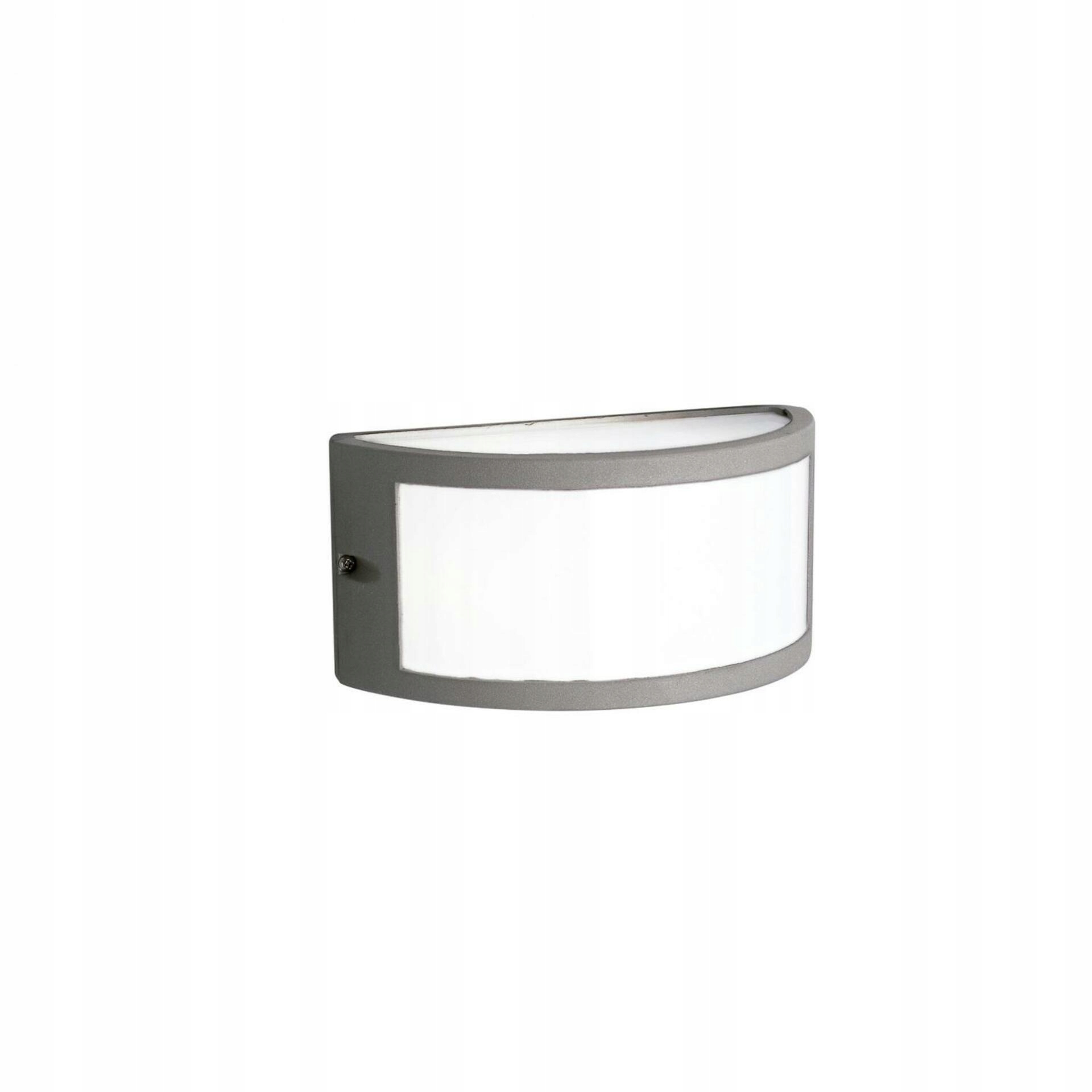 Vonkajšia nástenná lampa Faro Negus, sivá, E27, IP54, IK10