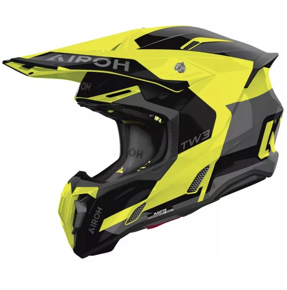 Airoh Prilba Cross Enduro Atv Štvorkolka Twist 3 Fancy Yellow Gloss Farba Ča
