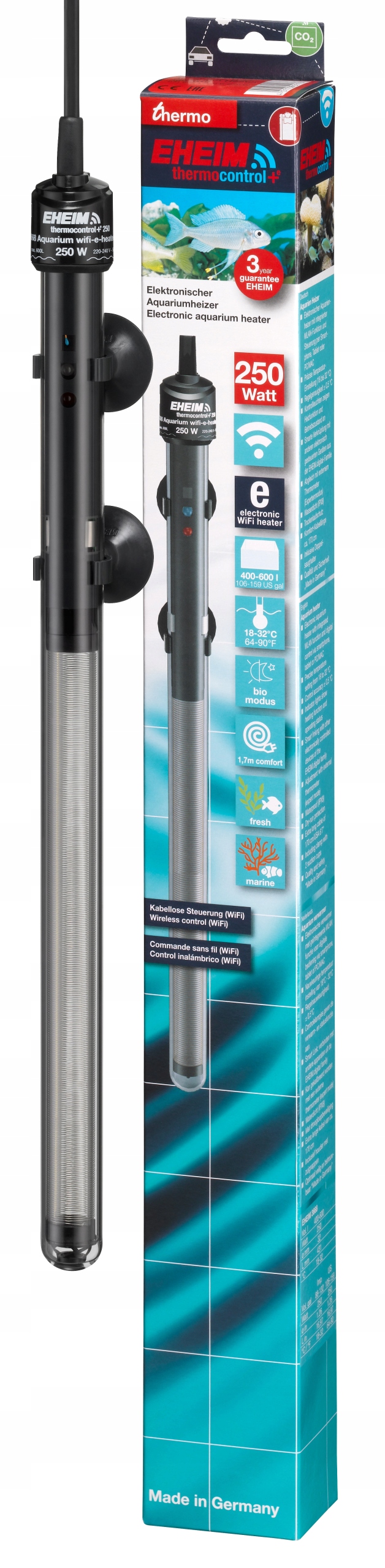 Levně Eheim ohřívač thermocontrol e 250 W Wifi s Termostatem pro akvárium