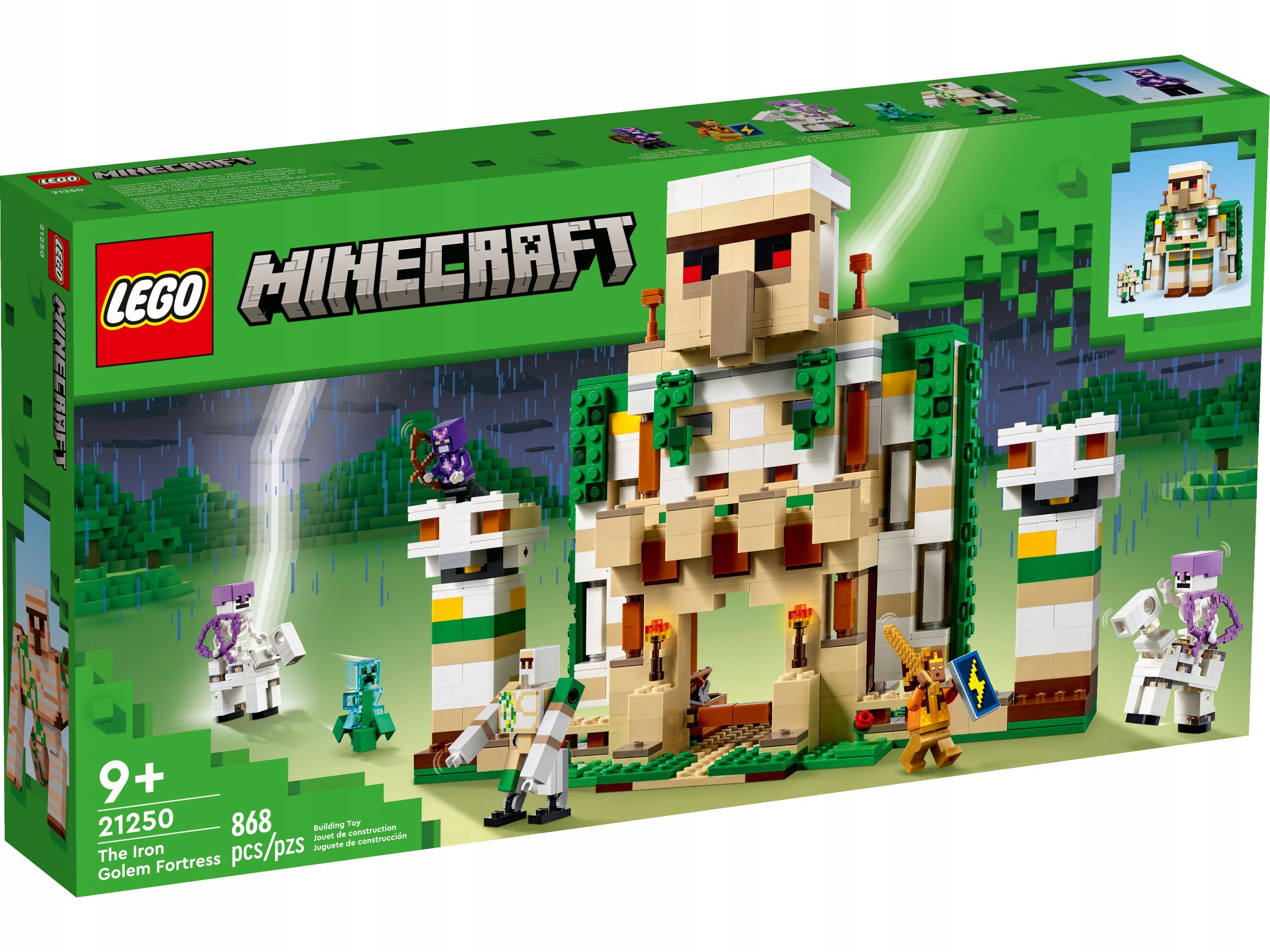 Lego Minecraft 21250 Pevnost železného golema Nové