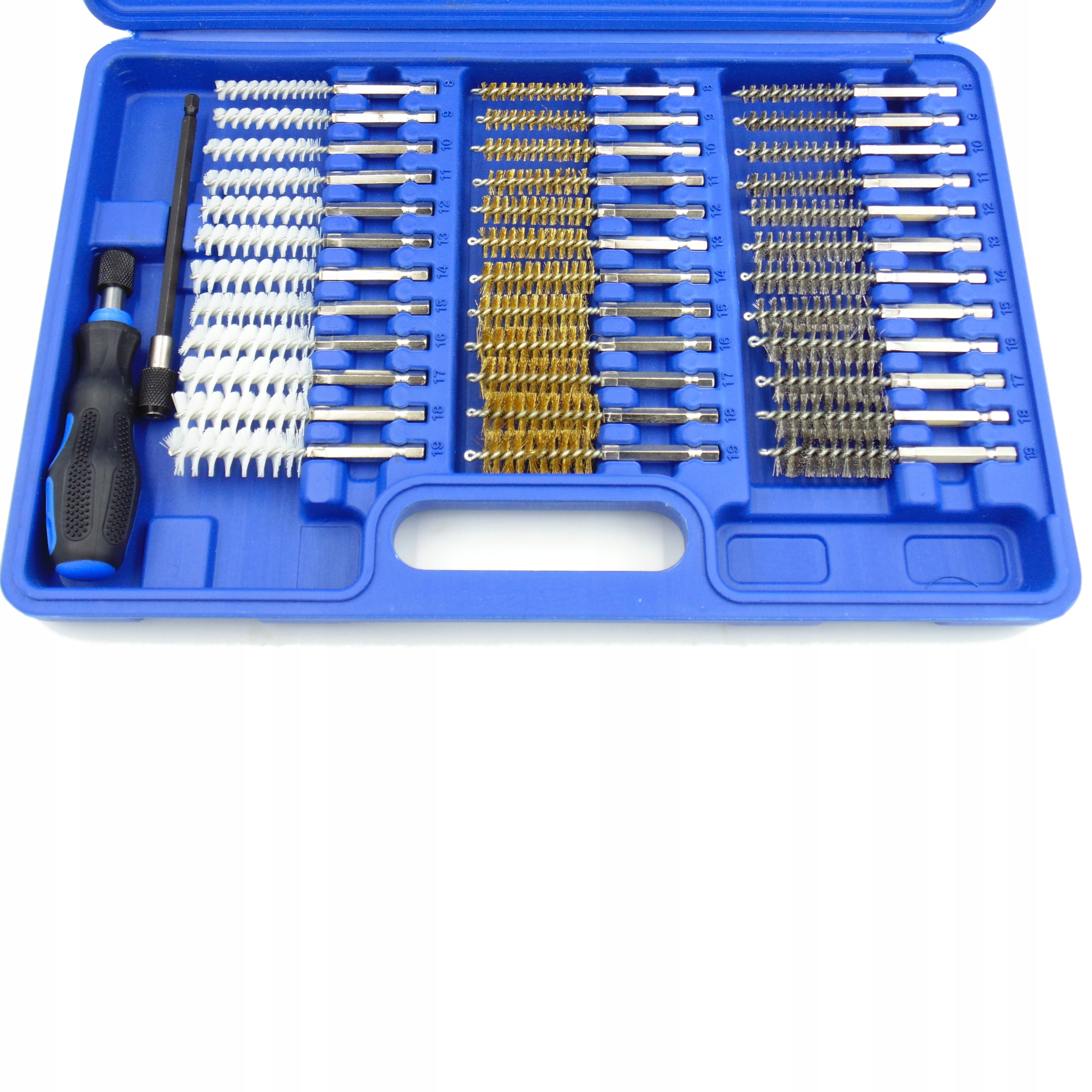 ZESTAW SZCZOTEK DO GNIAZD WTRYSKIWACZY i ŚWIEC Marka Silver