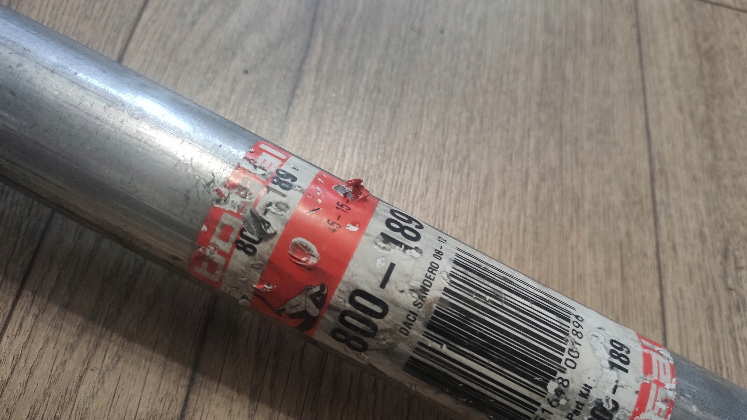 800-189 - ГЛУШИТЕЛЬ ВЫХЛОПНОЙ ТРУБЫ DACIA SANDERO 1.5 DCI 08-