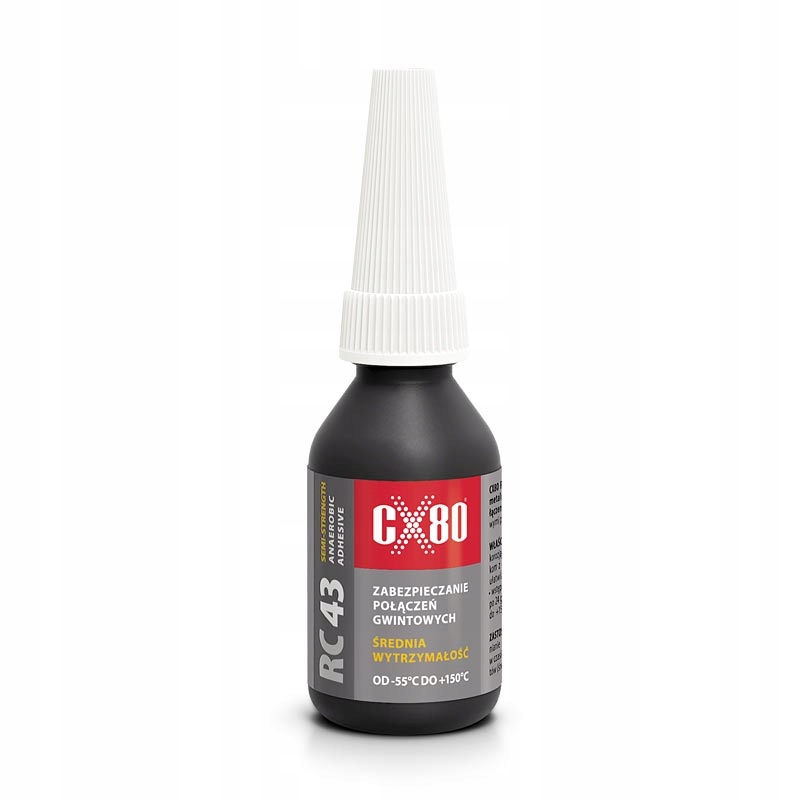 

CX80 Klej Do Gwintów Śrub Średnia Siła Medium 10ml