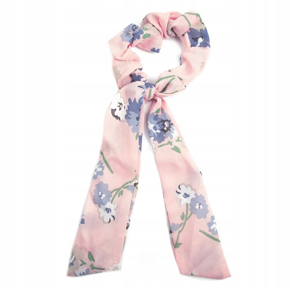 

Gumka do włosów Apaszka scrunchies Pudrowa kwiaty