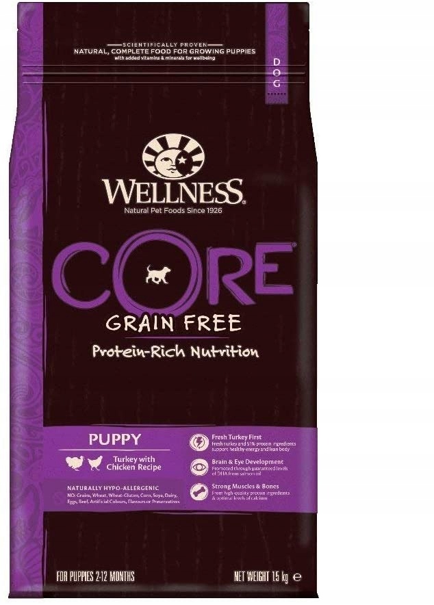 Wellness Core krmivo suché krůta 1,5 kg