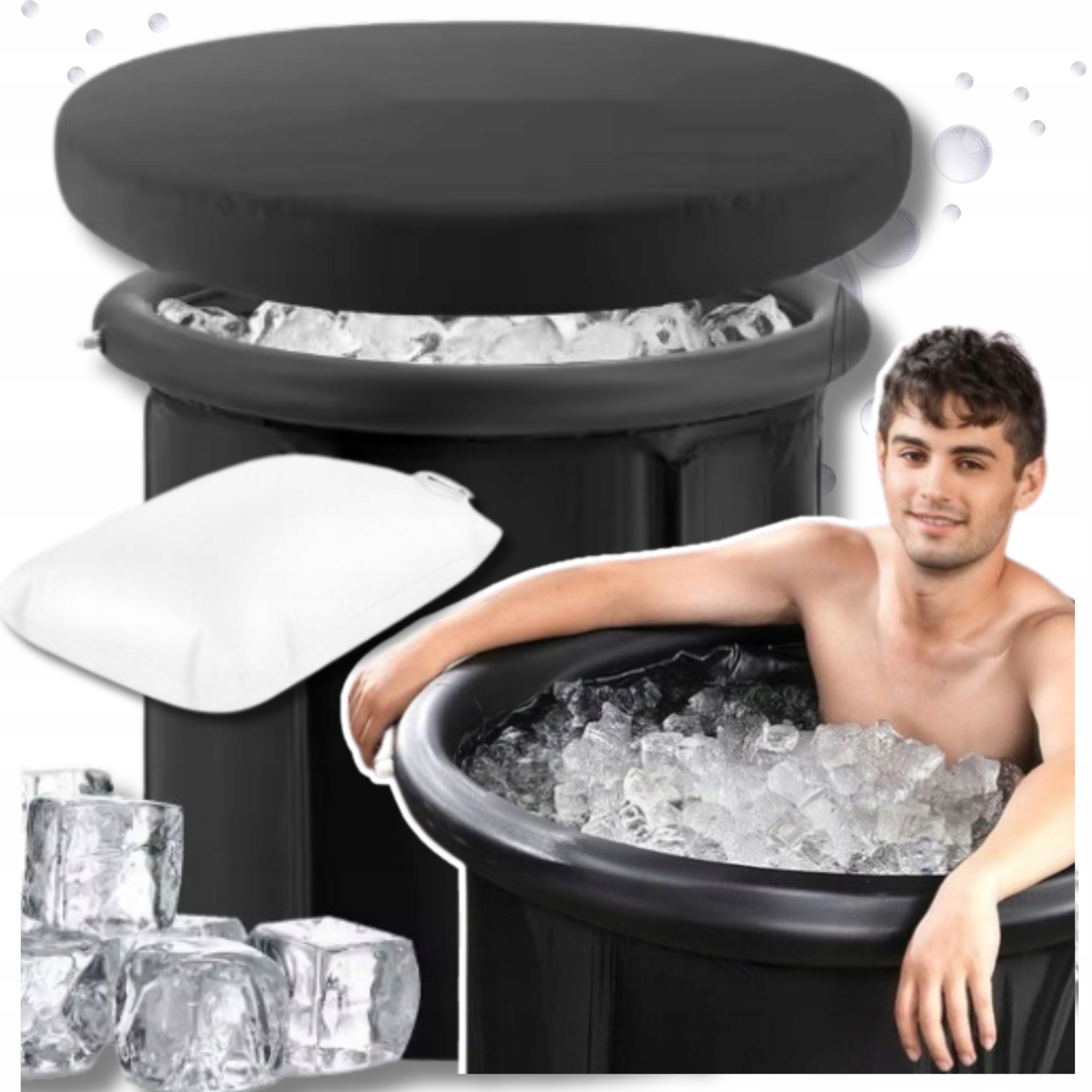 Sud Na Moření Vana Nafukovací Bazén Přenosný Pro Regeneraci Ledový