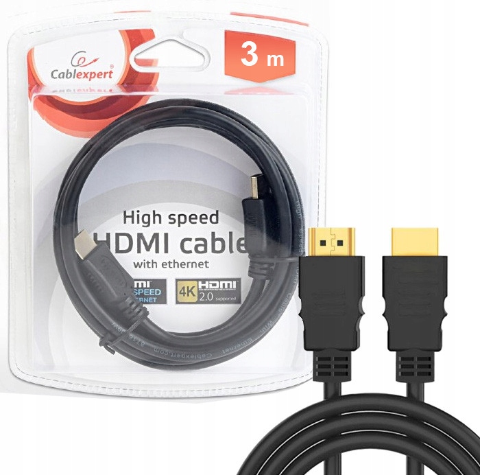 

Kabel Hdmi 3M ver 2.0 4K Uhd 3D Tv Ethernet AWG30