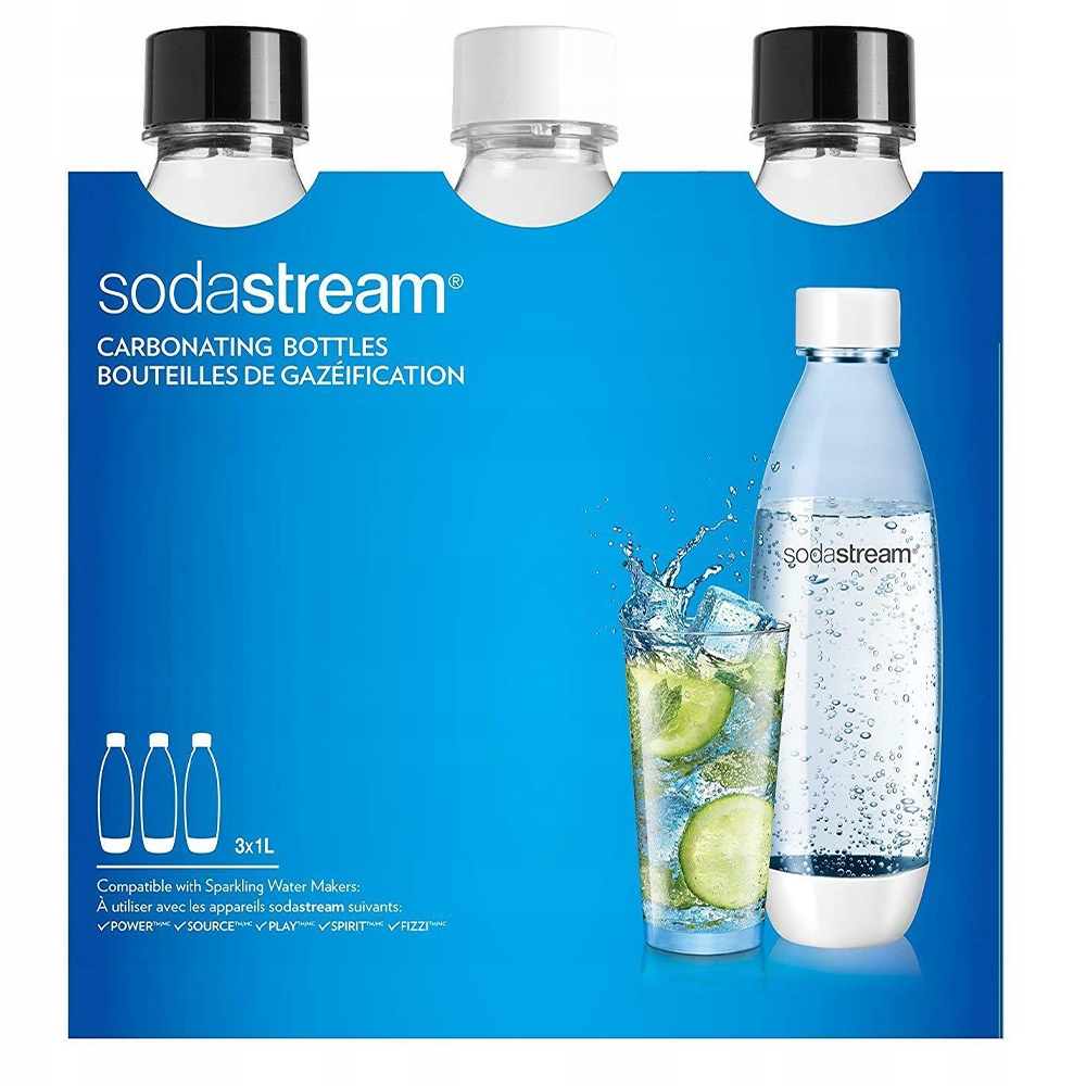 Zestaw butelek do saturatora SodaStream Fuse 3x BUTELKA 1L EAN (GTIN) 8718309259907