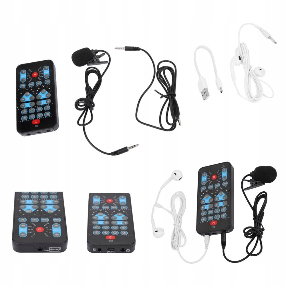 Modulator Głosu Zmieniacz Dźwięku 8 Trybów Mowy