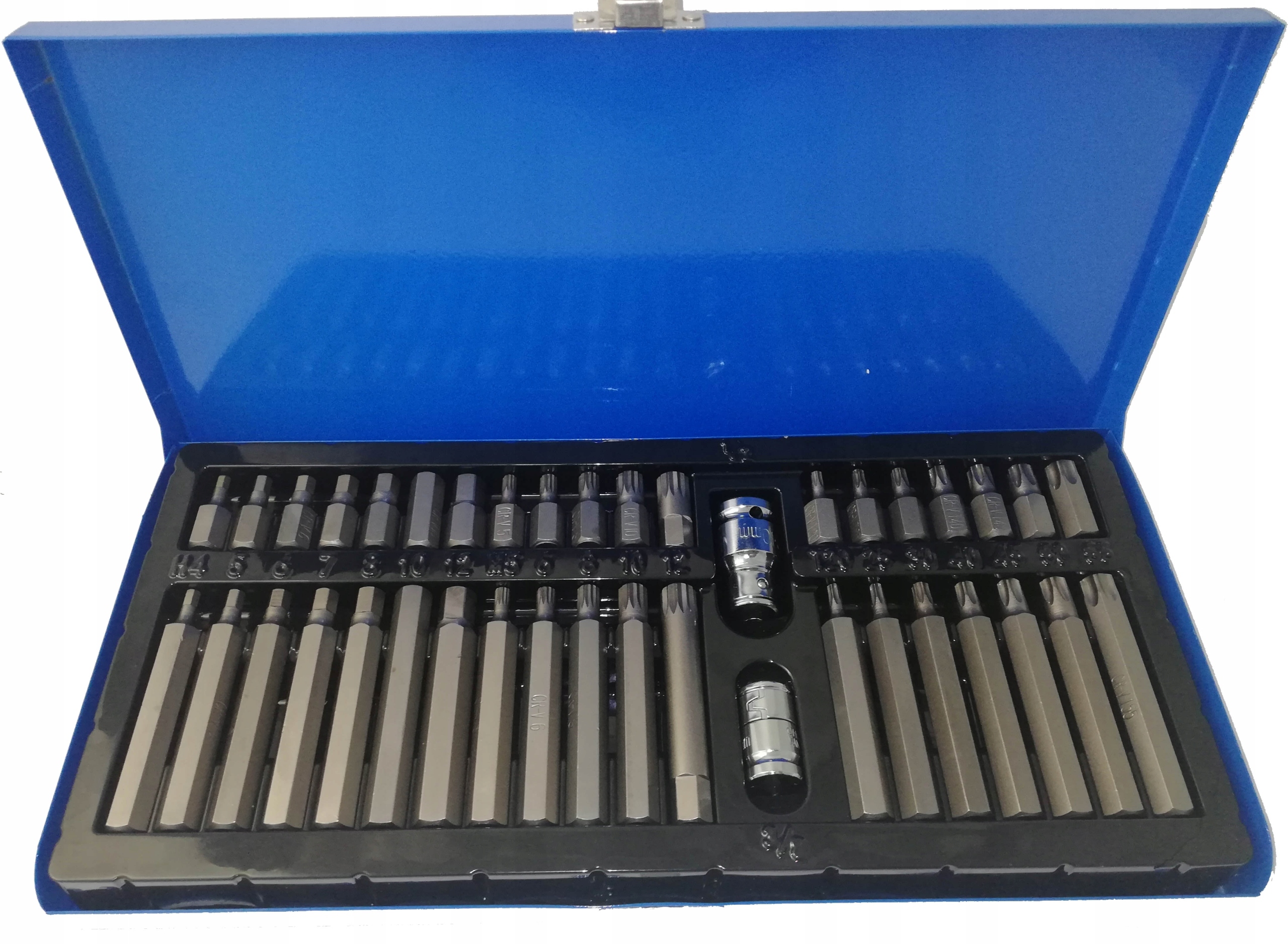 

Zestaw Bitów Kluczy Imbus Spline Torx 40 el Bity
