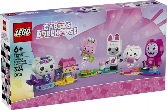 Lego Gabbyho Dollhouse Kočičí přátelé Gabi z kostek 11215