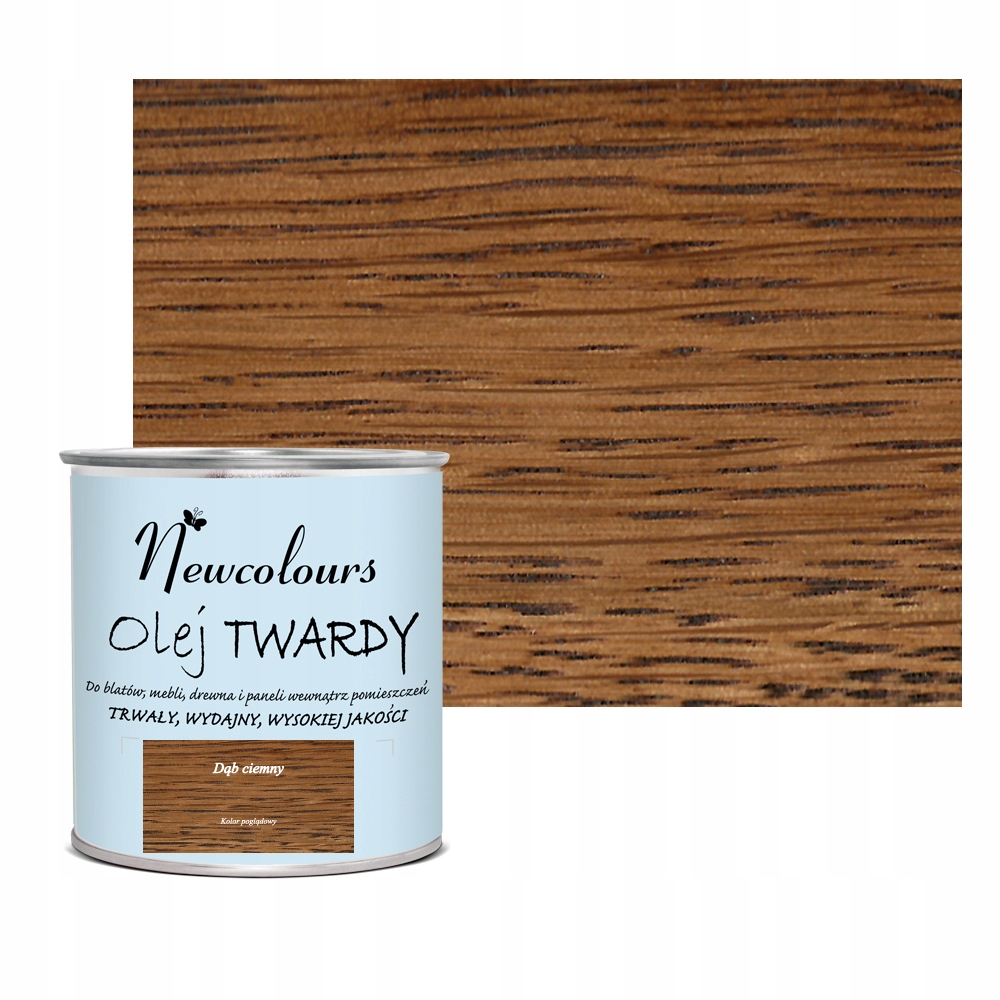 

Olej twardy do mebli Newcolours 200ml Dąb Ciemny