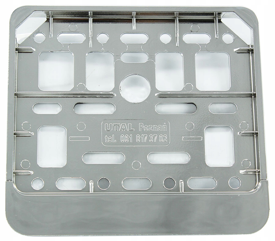 Ramka Tablicy Pod Tablicę Motorower Skuter Chrom