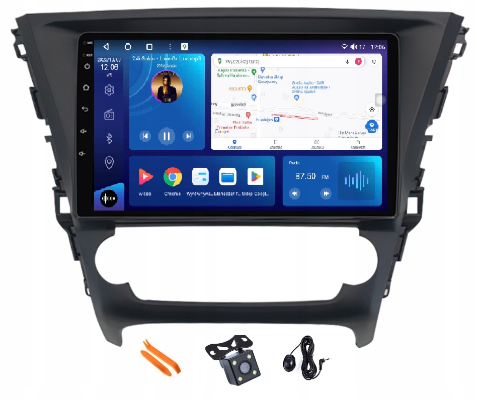 Rádio Android Navigácia Qled Toyota Avensis T27 T29 Touring Sports 15-18